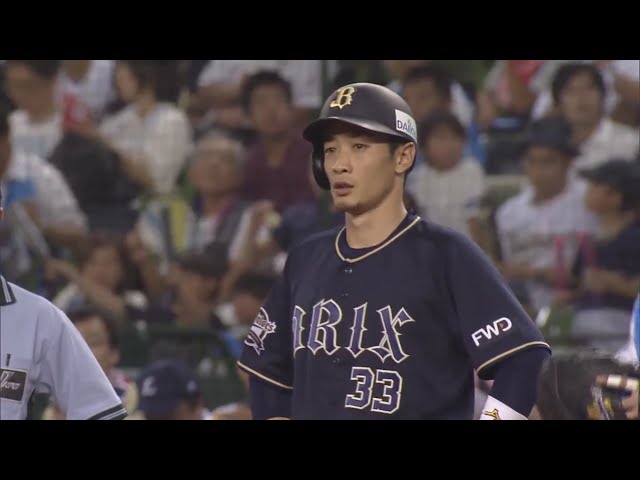 【1回表】猛牛打線が火を噴いた!! バファローズ・松井雅のヒットで初回に一挙5得点!! 2019/8/14 L-B
