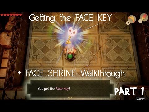 Link's Awakening : Getting the Face Key + Face Shrine Walkthrough Part 1