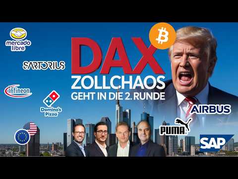 DAX unter Druck nach Zoll-Chaos – Bitcoin bricht ein! IFX, Puma, Mercado, UBTECH, Sartorius im Fokus