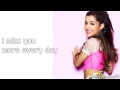 Ariana Grande - Better Left Unsaid (with lyrics)