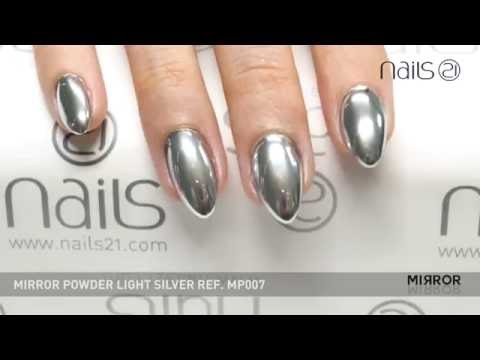 MIRROR CHROME POWDER NAILS - Nails 21