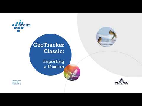 GeoTracker Classic - Importing a Mission