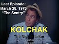 KOLCHAK 1975 The Night Stalker LAST EPISODE The Sentry Strange Underground Reptilian