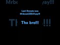 Thx Bro
