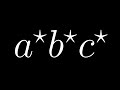 Deterministic Finite Automaton DFA Example A B C