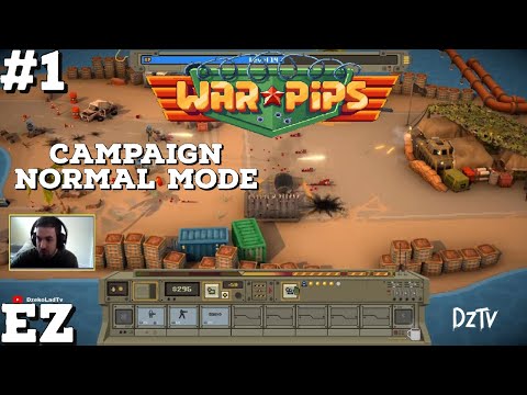 Warpips - My First time Playing-  Ez mode???  [TUG OF WAR STRATEGY GAME]