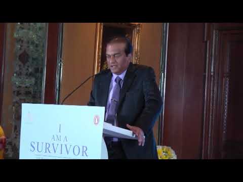 Dr. Vijay Anand Reddy Speaks at I Am a Survivor Book Launch