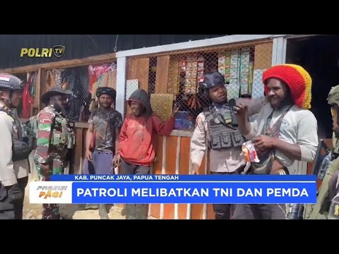 POLRES PUNCAK JAYA GELAR PATROLI RAZIA SAJAM DI DISTRIK ILU