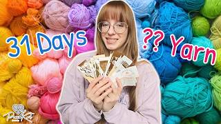 How Much Yarn Did I Use in March? | PassioKnit Vlog