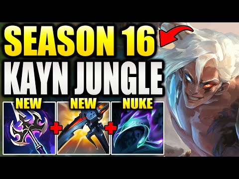 HOW TO PLAY KAYN JUNGLE IN SEASON 16! (BOTH FORMS)