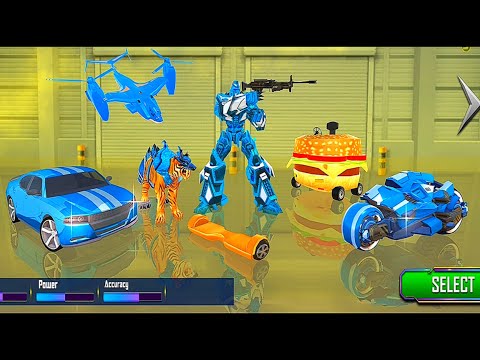 Police Tiger Robot Car Game 3D 2022 part2 - Android iOS Gameplay