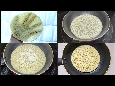 The famous Baghrir/Ploye/crumpet/pikelets Recipe Which Has Reached Millions Views on Youtube #recipe