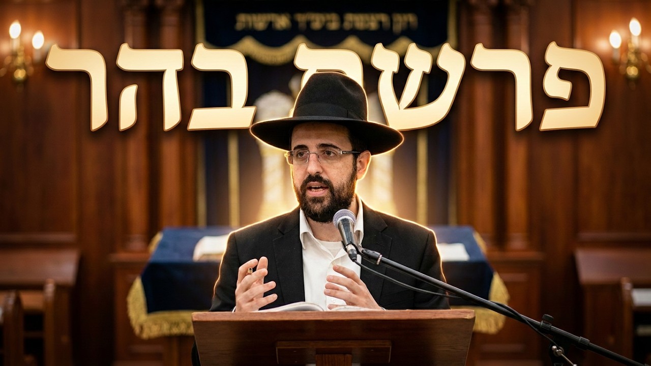 הרב מאיר אליהו  פרשת בהר: מה באמת קרה במדבר? סודות השמיטה והאמונה | שיעור חובה