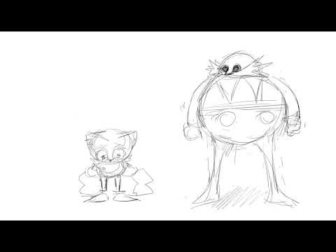 Eggman  and Tails Duo win animation sketch - Outcome Memories