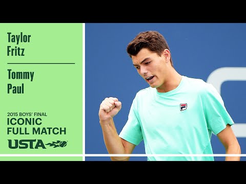 Taylor Fritz vs. Tommy Paul Iconic Full Match | 2015 US Open Junior Final