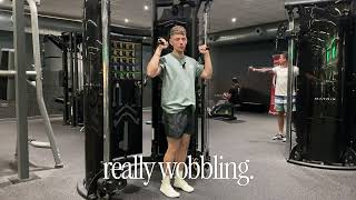 How to do a cable standing shoulder press