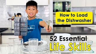 Teach Kids How to Load the Dishwasher Properly (52 Essential Life Skills series)