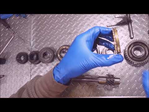 Civic D16 manual transmission rebuild input shaft bearing LSD install