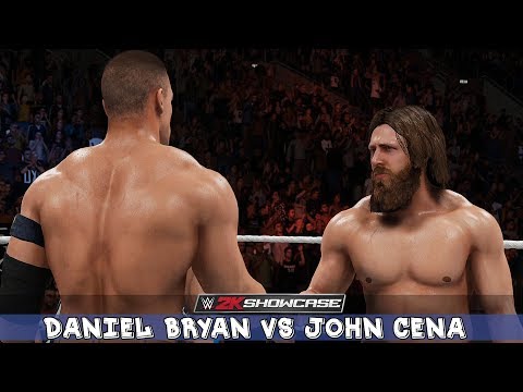 WWE 2K19 2K SHOWCASE GAMEPLAY WALKTHROUGH PART 6 - Daniel Bryan Vs John Cena (PS4 PRO 4K)