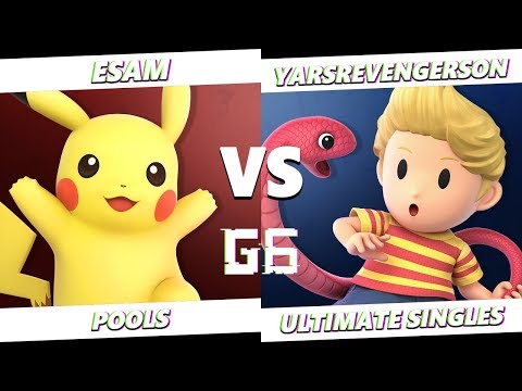 Glitch 6 SSBU - PG | ESAM (Pikachu) VS YarsRevengerson (Lucas) Smash Ultimate Pools