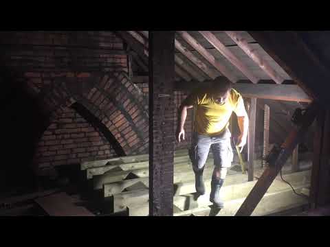 Loft Conversion Floor Build Time Lapse. See as the Joists and Noggins Go in plus Structural Beams.