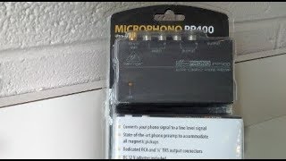 Video thumbnail for Unboxing a Behringer PP400 Phono Preamp by Audiorpheus