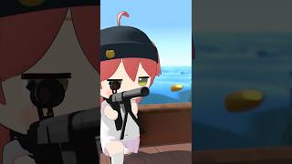 エイムが甘い赤井みこち【さくらみこ/大空スバル/白上フブキ/大神ミオ/ホロライブ切り抜き】【3Dアニメ】#shorts