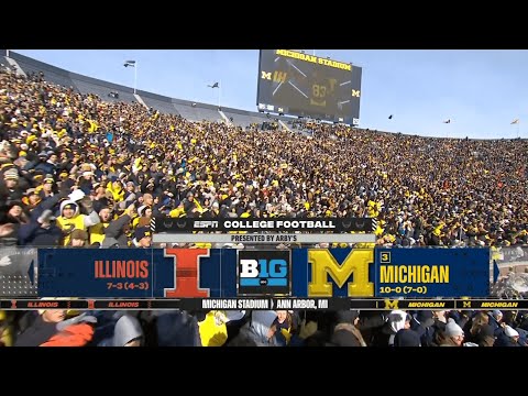 ABC CFB intro | Illinois @ 3 Michigan | 11/19/2022