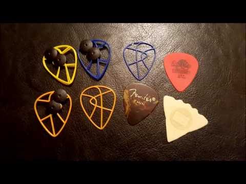 Pick noise comparison: xufoy guitar picks, a quieter strumming/picking
