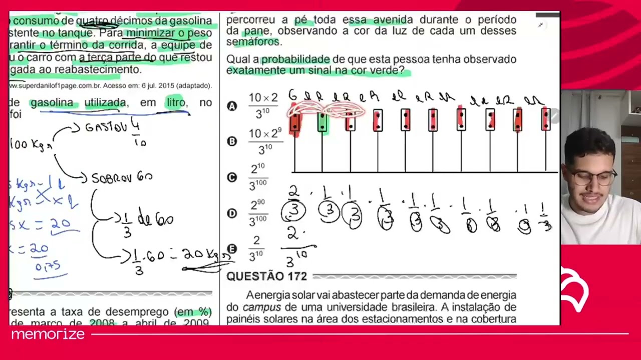 Resolução em Vídeo — Questão 175 ENEM 2017