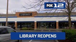 Troutdale library reopens after roof damaged in December