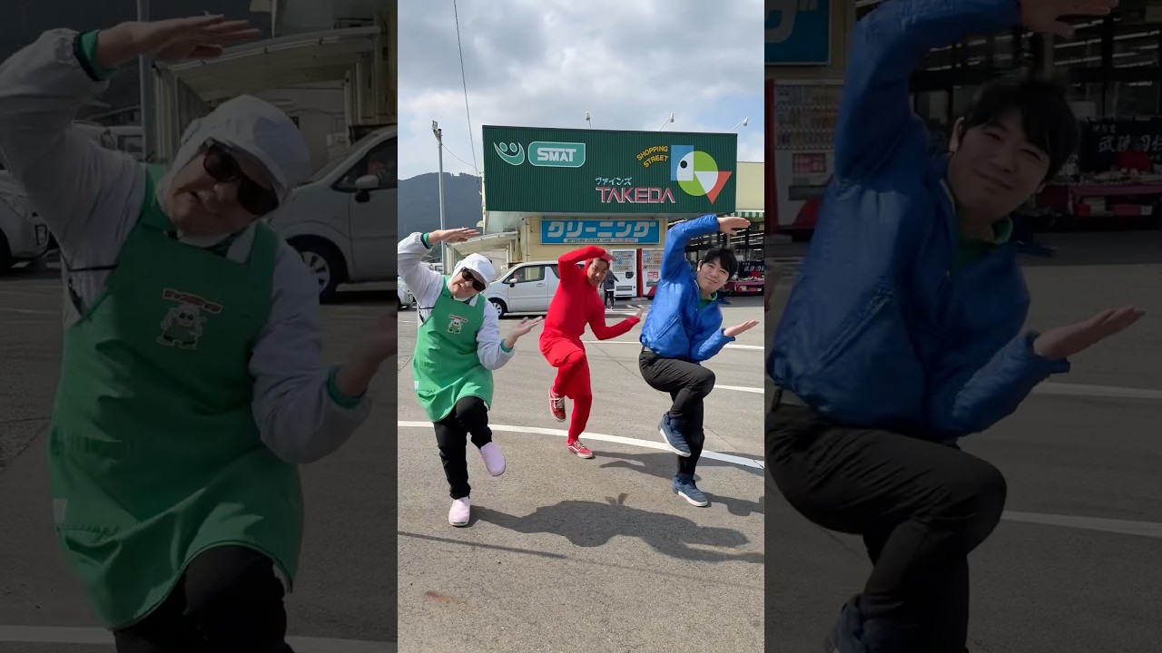 けんけんぱさんも一緒にTAKEDAダンスを踊る