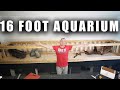 16 FOOT AQUARIUM BUILD - Exposed Frame - The king of DIY