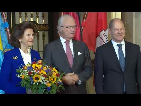 Hoheitlicher Besuch: Königin Silvia und König Carl Gustaf von Schweden in Hamburg