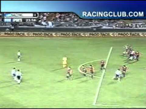 Torneo de Verano 2005 / Racing 3 - Independiente 1 / Gol de Gustavo Cabral