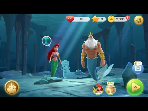 #Disney #Princess Majestic Quest | Ariel Mermaid | Gameplay Walkthrough Part 9 (iOS Android)