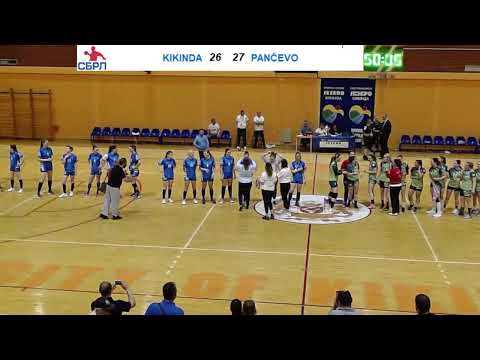 SBRL 22. kolo / Ž / ŽRK Kikinda - ŽRK Pančevo