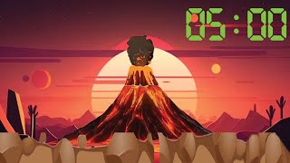 5 Minute Countdown | Volcano Explosion In 5 Minute