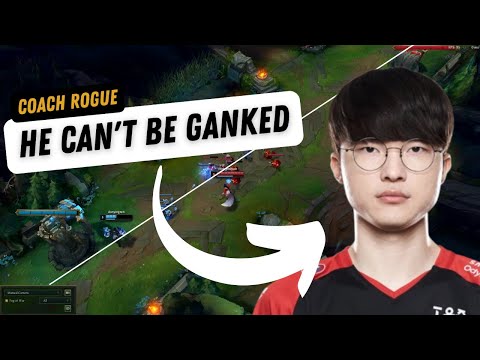 How does FAKER avoid EVERY gank ? -  Play like a pro