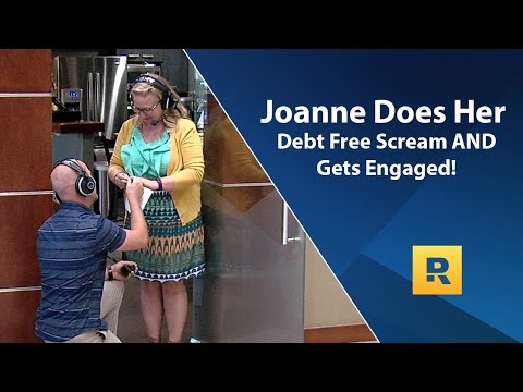 Joanne and John's Debt Free Scream! AND a Surprise Proposal!