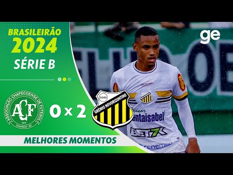 Gols e lances de Chapecoense x Novorizontino