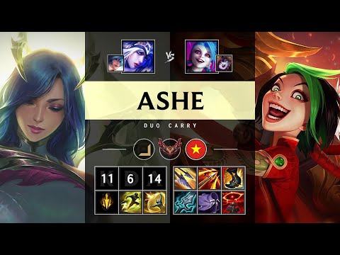 Ashe ADC vs Jinx - VN Grandmaster Patch 25.16