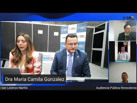 Audiencia Pública Revocatoria del Mandato del Alcalde de San Lorenzo-Nariño