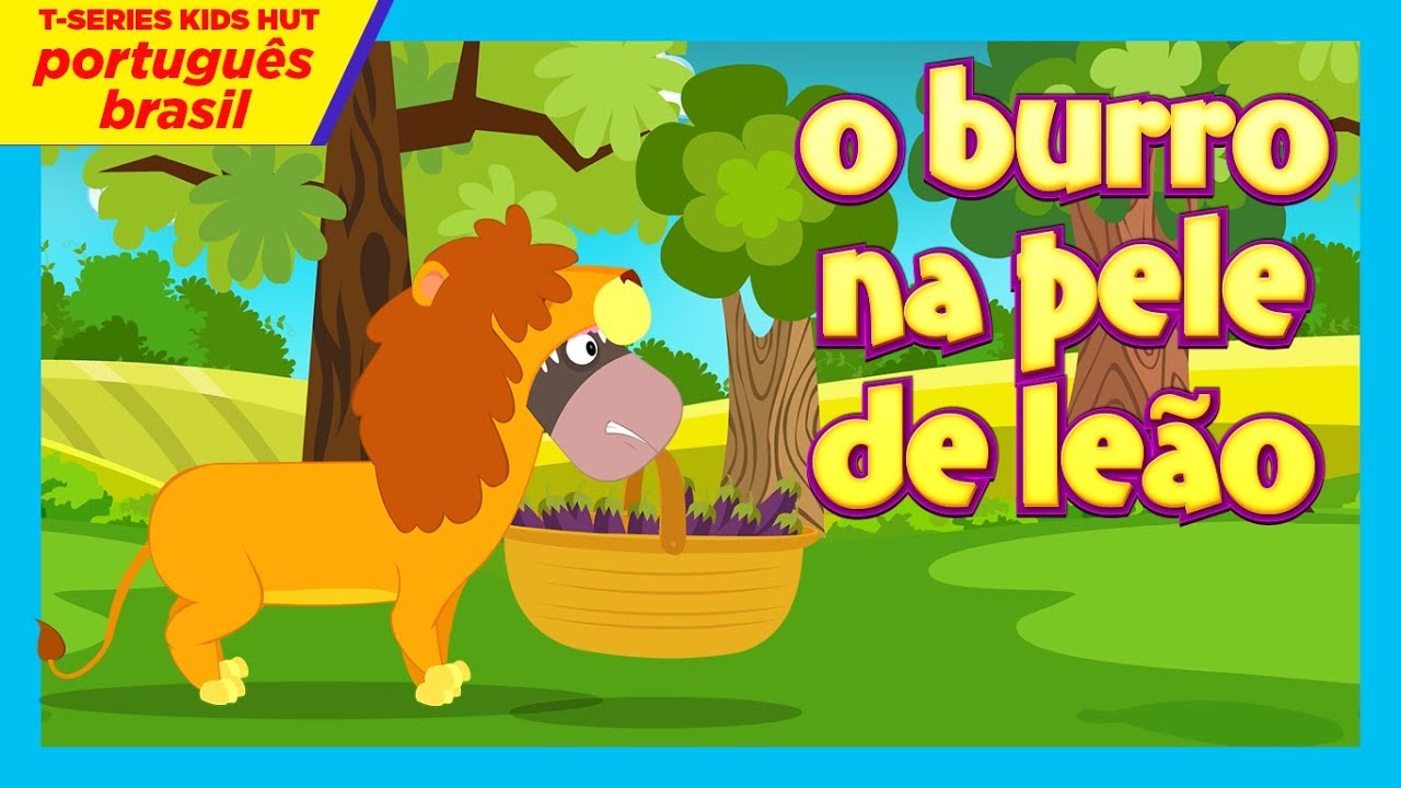 o burro na pele de leão - histórias de tia e tofu || histórias de crianças