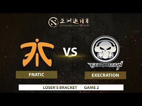 Fnatic vs Execration | Game 2 | Dota 2 Asia Championships 2018-SEA Qualifier