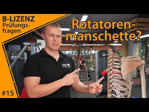 Aus welchen Muskeln besteht die Rotatorenmanschette? | B-Lizenz Prüfungsfrage #15