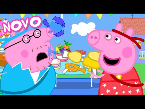 Capa de Peppa Pig Português Brasil | Festa Elegante e Deslumbrante no Jardim | NOVO Contos da Peppa Pig |