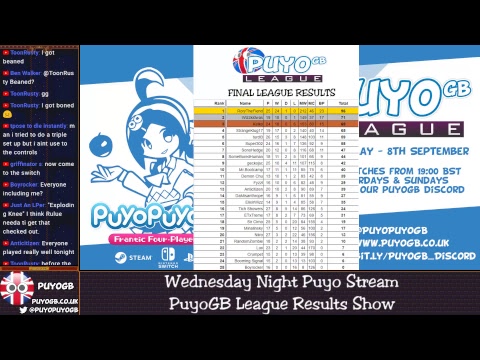 PuyoGB League Results Show
