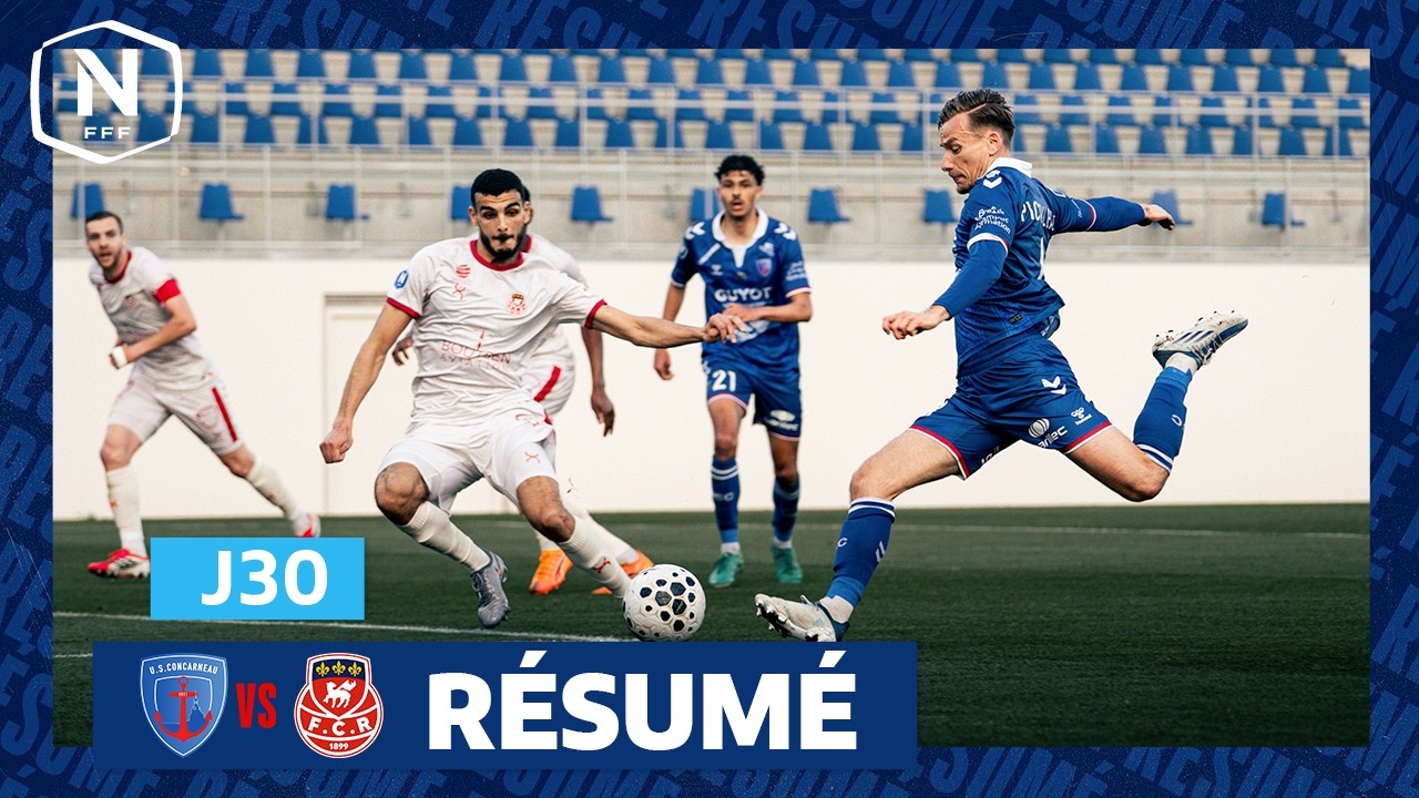 US Concarneau vs Rouen Highlights