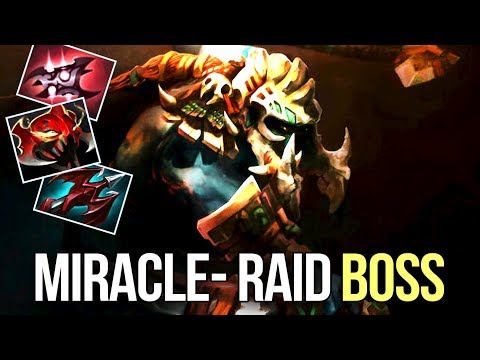 MIRACLE- IMMORTAL HUSKAR RAID BOSS DOTA 2 7.06